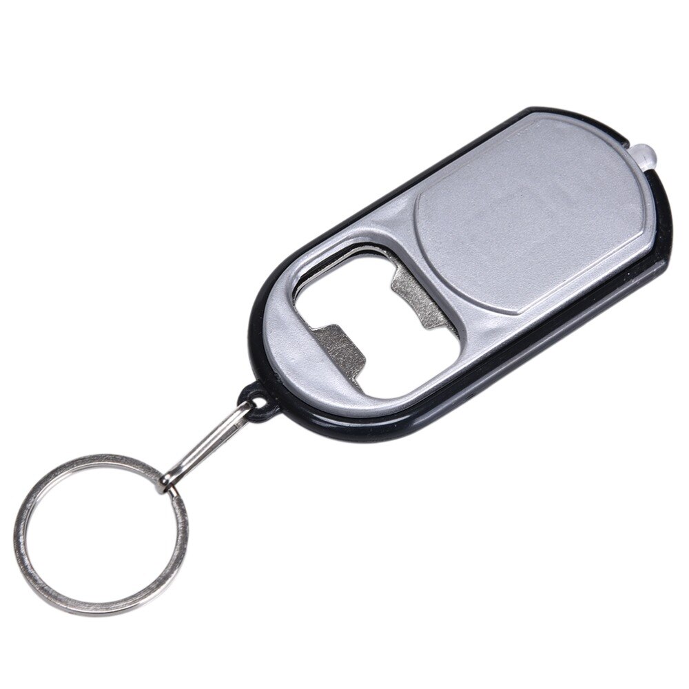 2-in-1 Multifunctional Opener Cool Bottle Openers With LED Light Opener Keychain Key Ring Lamp Keyrings