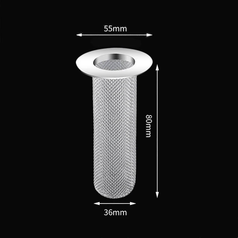 Roestvrijstalen afvoerputje Filter Mesh Gootsteenzeefje Douche Afvoerputje Stopper Anti-verstopping Filter Val Badkamer Accessor: YELLOW