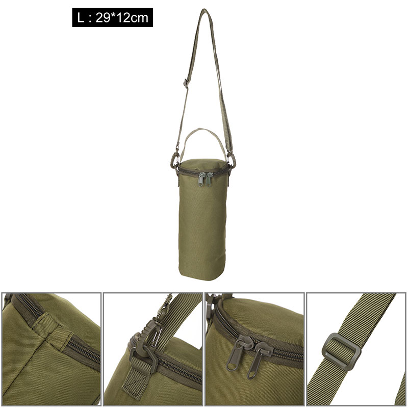 Gas Cylinder Case Fuel Tank Cooking Protector Storage Bag Durable Outdoor Camping Gas Protective Cover Camping Accessories: Army Green L