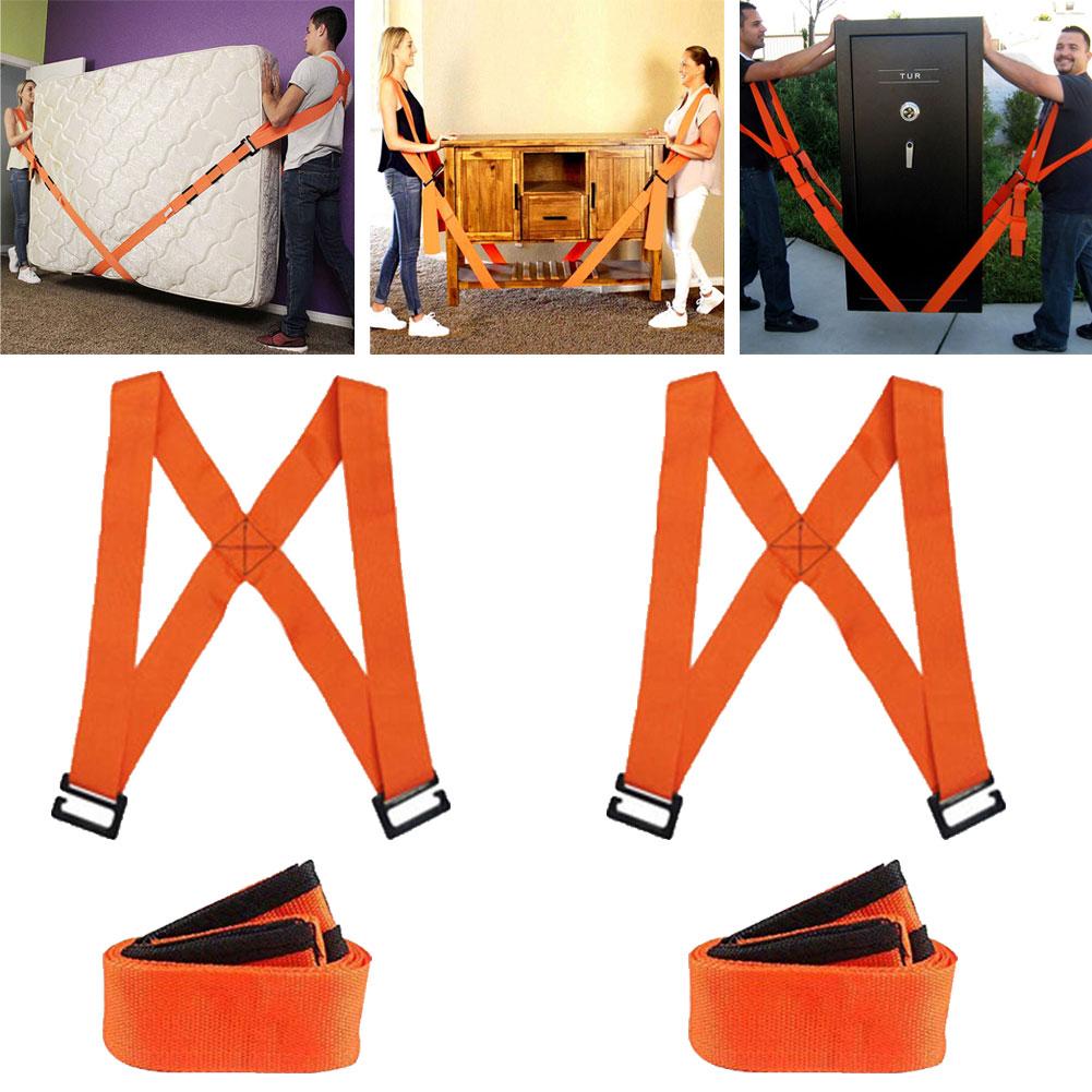 2 stk arbejdsbesparende møbler, der flytter skulderremme til reb reb gaffeltruck, løftestrop med transportbælte håndledsremme