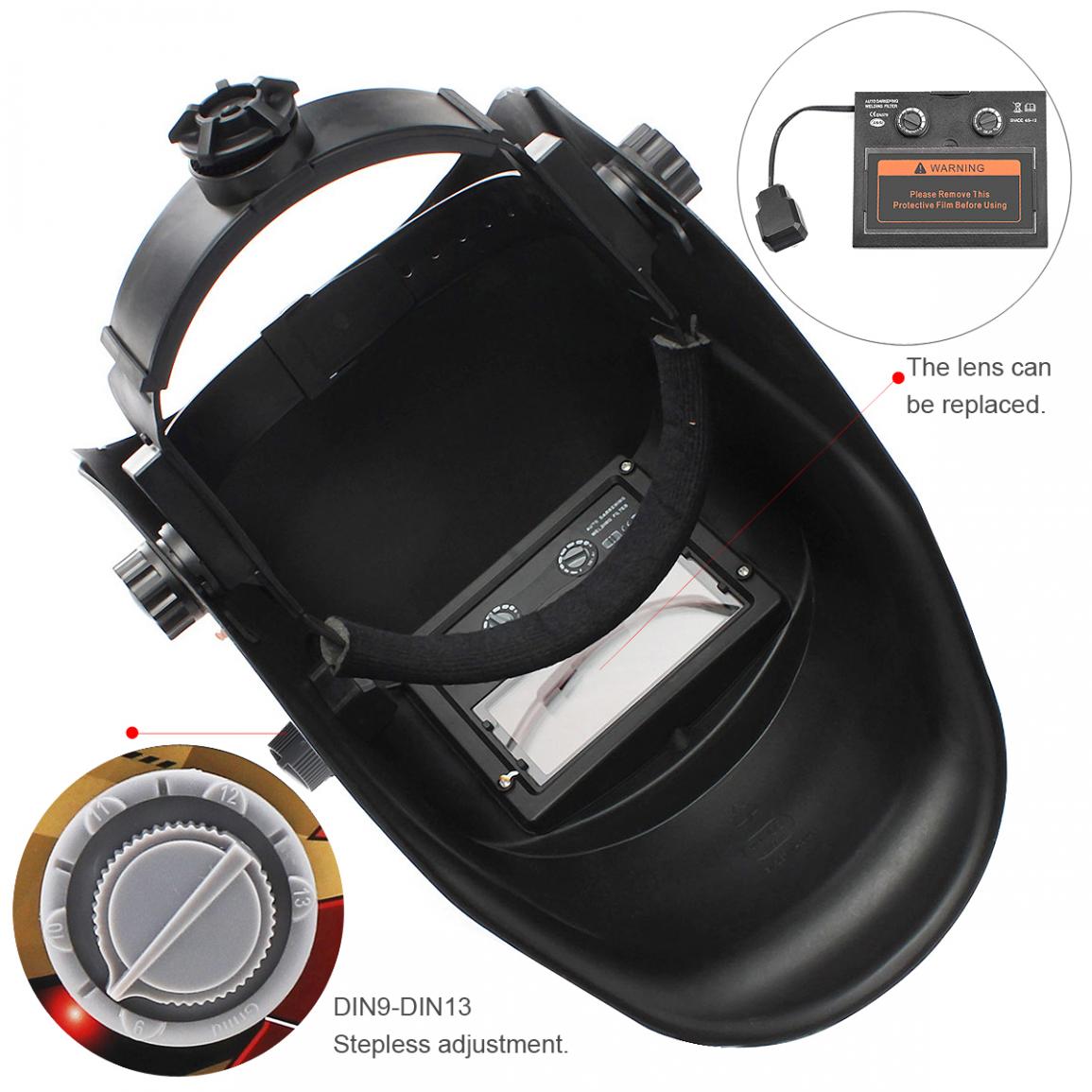 Welding Tools Adjust Solar Auto Darkening TIG MIG Grinding Welding Helmets / Face Mask /Electric Welding Mask