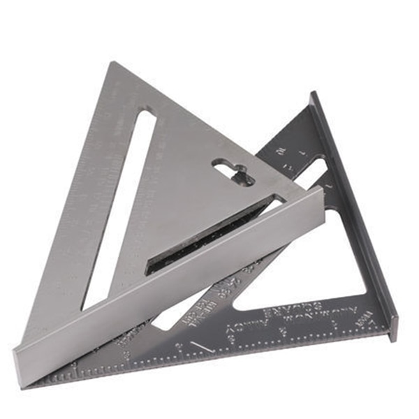 Triangular Angle Protractors Aluminum Alloy Square Speed Measuring Ruler for Framing Building GQ999