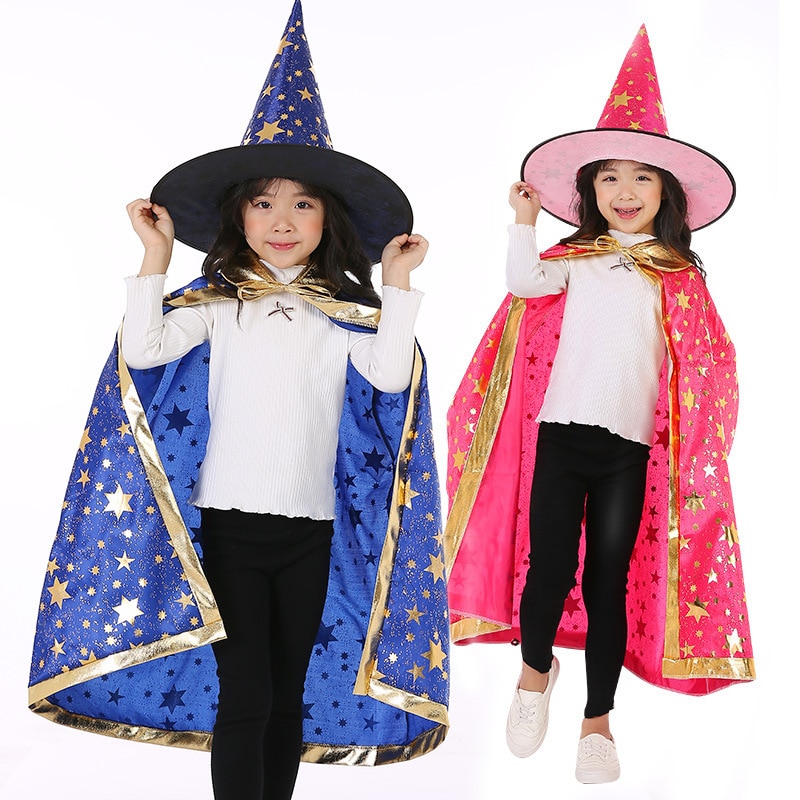 Ensemble de chapeaux de sorcières pour enfants, Co – Grandado