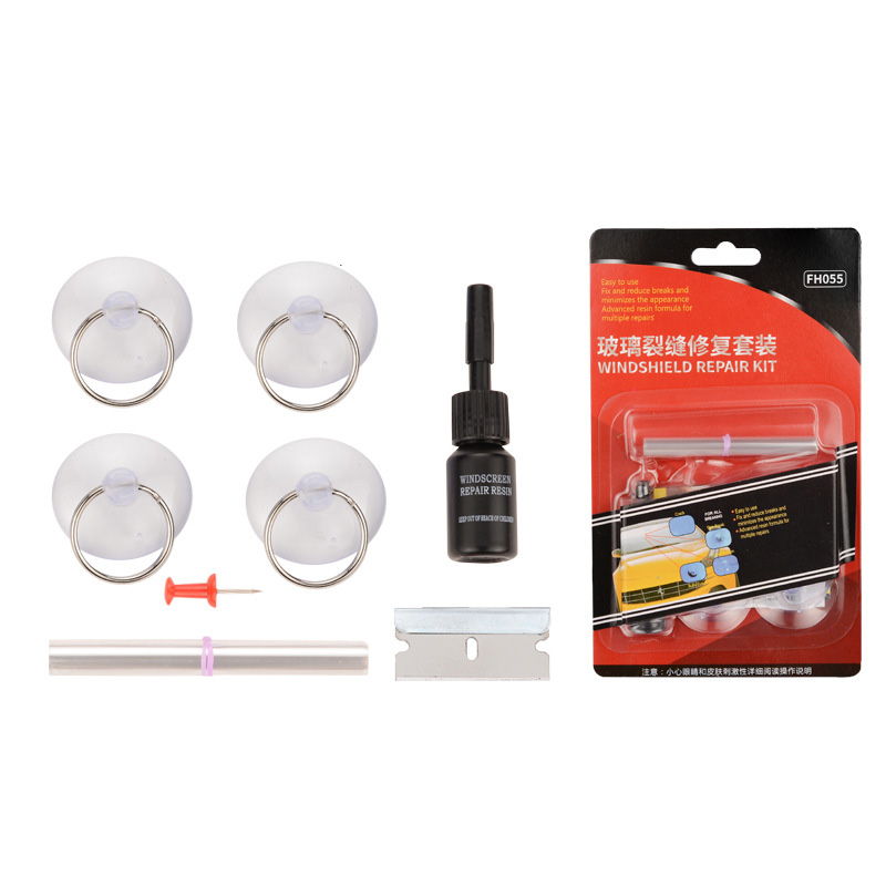 DIY Car Windshield Repair Kit Glass Windscreen Restore Repairing Tools Set Big Chip Crack Repairing Car Auto Kit: Default Title