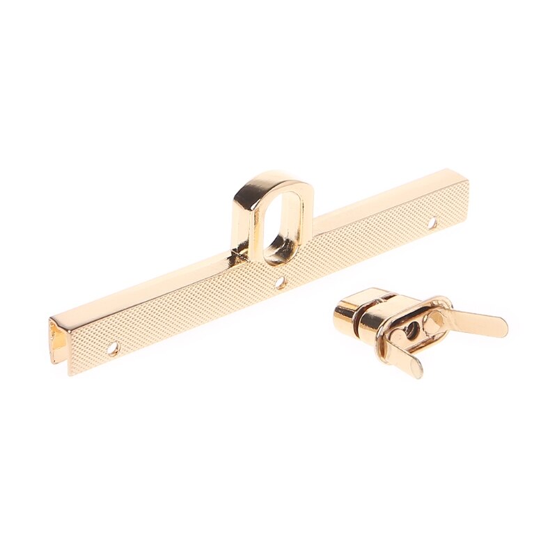 THINKTHENDO Metal Clasp Turn Locks Twist Lock for DIY Handbag Craft Bag Purse Hardware Gold Bag Accessories