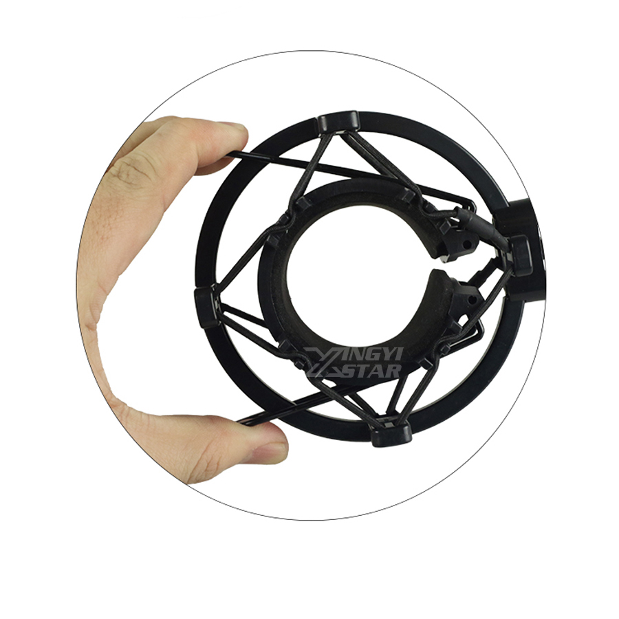 Soporte de micrófono para grabación de estudio de plástico a prueba de golpes, soporte de araña para suspensión, soporte de micrófono, abrazadera BM800 BM700 a prueba de golpes