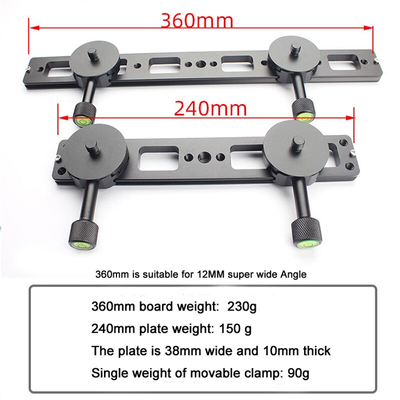 Double End Camera Tripod Stand Arca Swiss Quick Release Plate Light Bracket Flash Holder For Digital SLR Photo Studio Accessorie