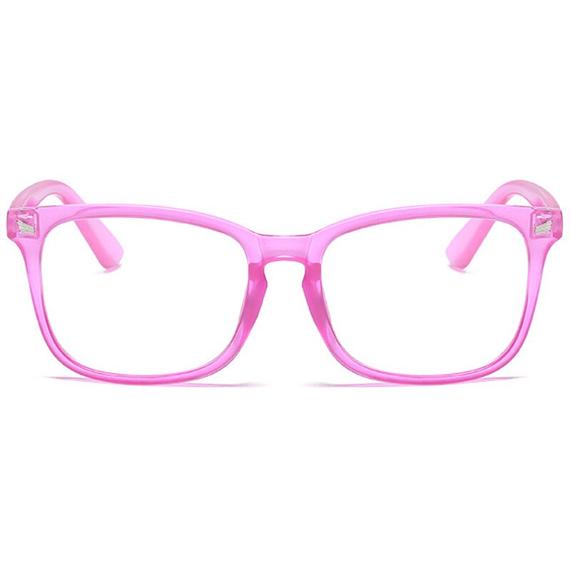 COASION Blue Light Blocking Glasses for Women Men Square Nerd Eyeglasses Frame Computer Game Glasses UV Protection CA1396A: C10 Dark Pink