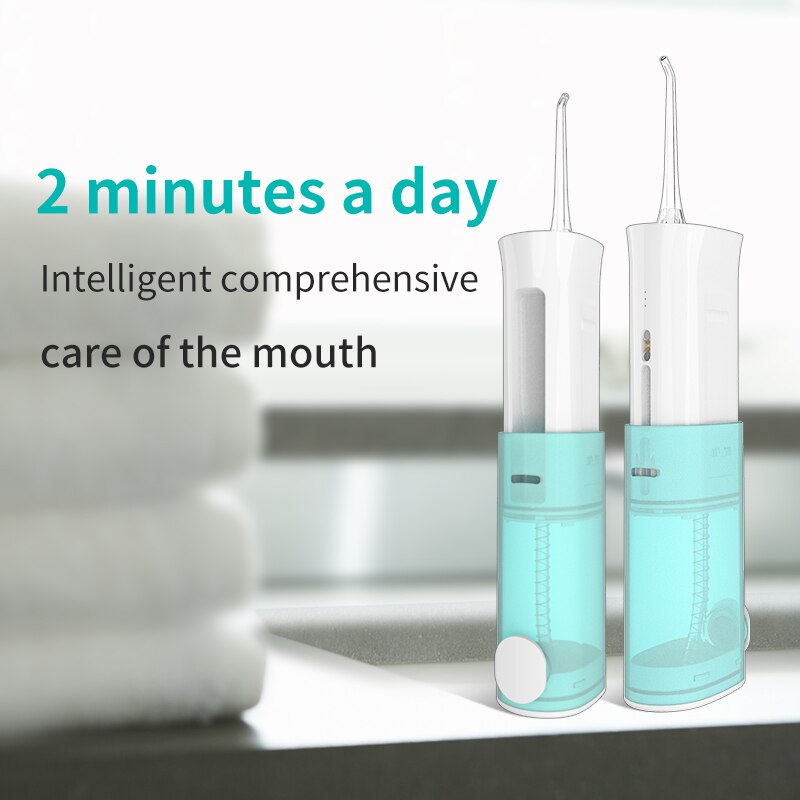 Koli oral irrigator dental portabla vattentrådsspetsar usb uppladdningsbara vattenjet flosser ipx 7 irrigator för rengöring av tänder
