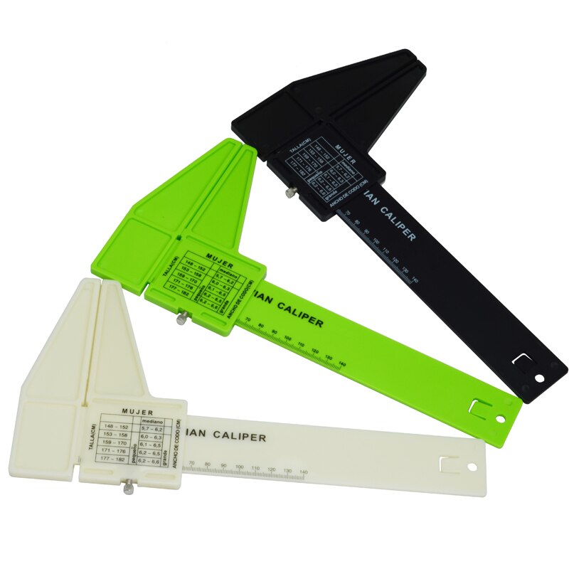 140mm de plástico médica pinza 0-14cm calibre Vitruvio médica regla para el codo gobernante cuerpo calibrador de pliegues cutáneos ANTROPOMETRO /ANTROPO