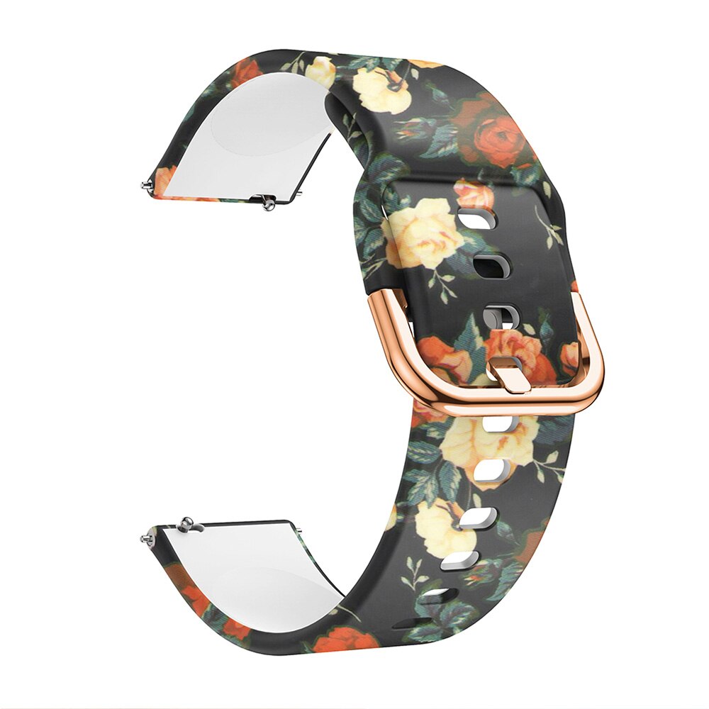22mm Watch Band For Xiaomi MI Watch Strap Printing Silicone Watchbands Wristband Bracelet For Xiaomi Smart Mi Watch Color Sports