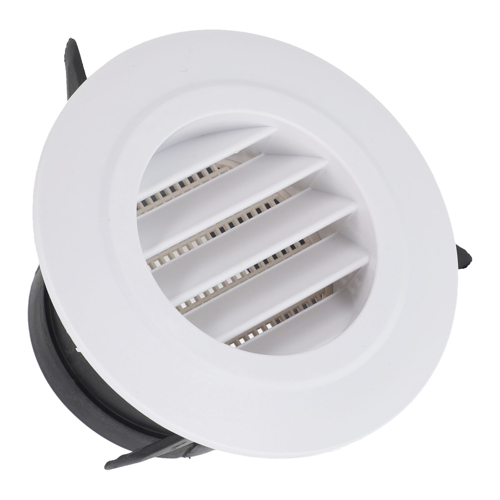 1pcs 75/100/125/150/200mm Duct Vents Round Louvered Vents Interior ABS Grille Ventilation Wall Vent Covers Adjustable