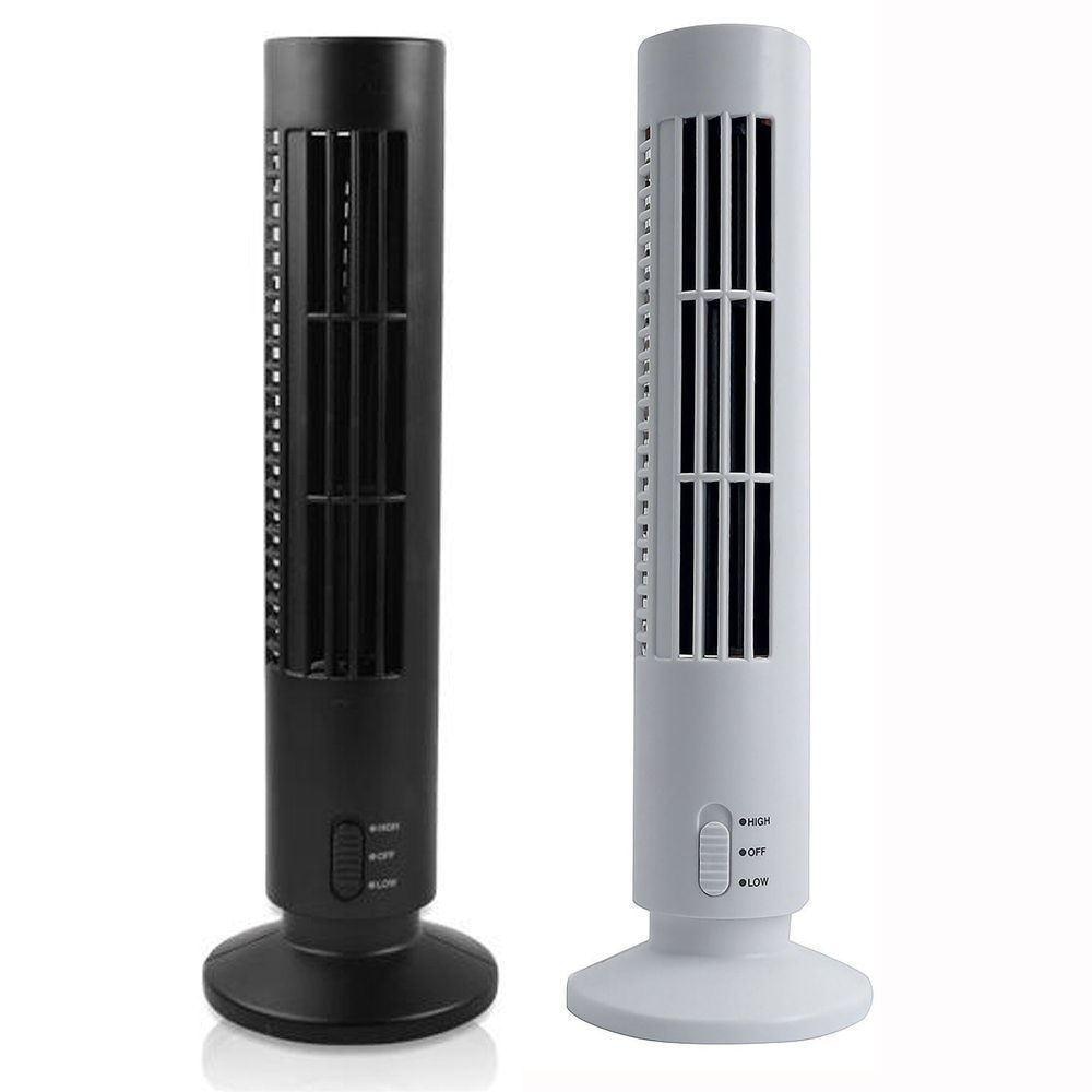 Op draagbare usb verticale bladeless ventilator, mini airconditioning ventilator bureau koeltoren ventilator voor thuis  r20