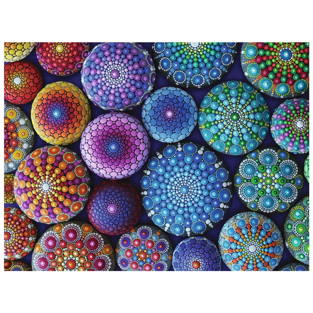 Colorful Dots Puzzle 1000 Pieces Jigsaw Puzzle for Adults Kids
