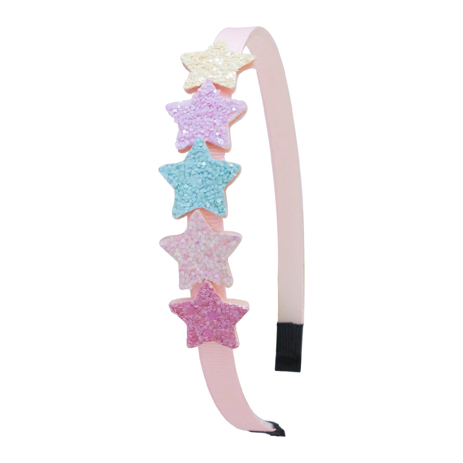 1 diademas bonitas con forma de estrella brillante para niñas, diademas con forma de estrella brillante, accesorios para el cabello para niños: Multicolor