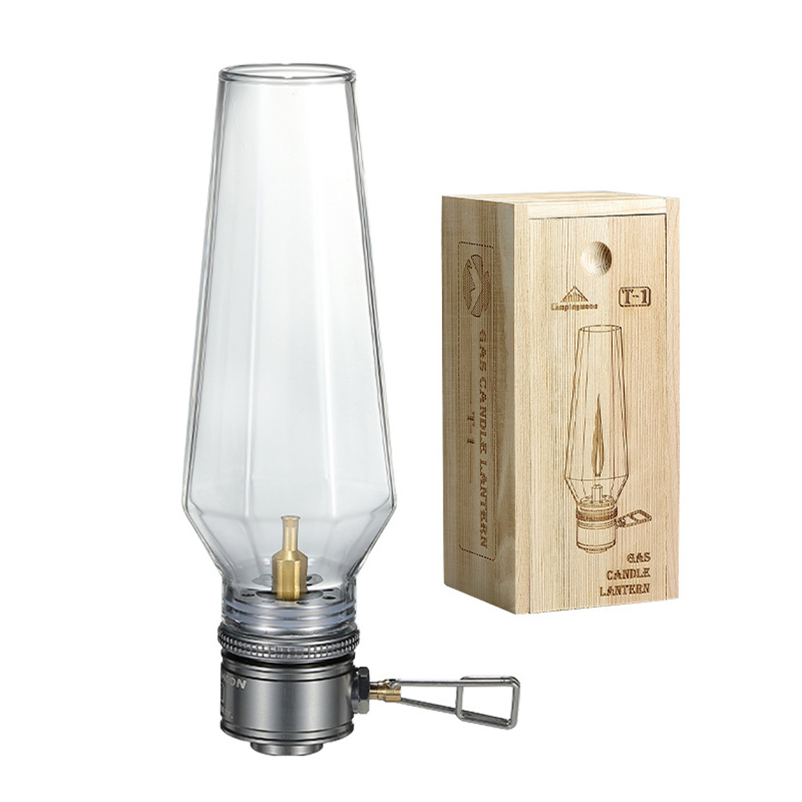 Lampe à bougie à gaz d'extérieur, lanterne de tente pour sac à dos, Camping, randonnée, pêche
