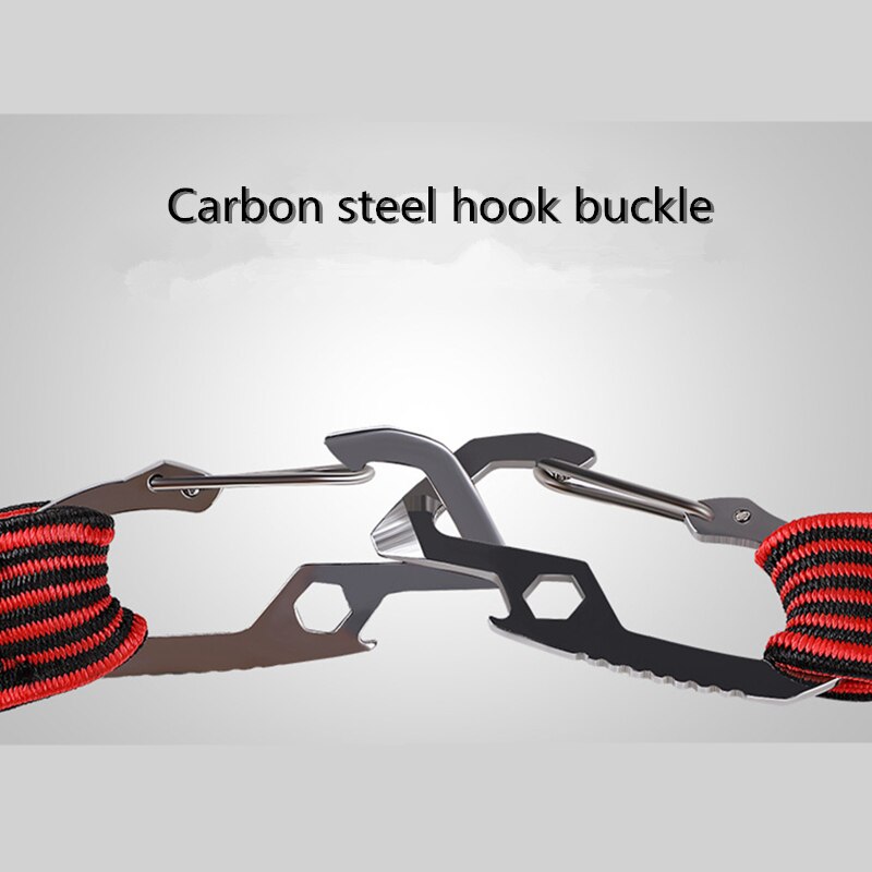 Corde de liaison de coffre de voiture électrique, crochet de moto, attache de cargaison avec une élasticité, ceinture de tension de panier de vélo