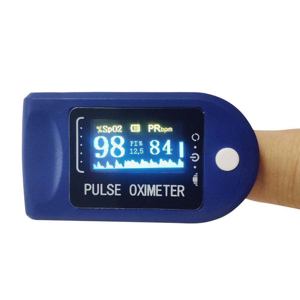 Draagbare Digitale Vingertop Pulsoxymeter Oled-scherm Blood Oxygen Sensor Verzadiging SpO2 Monitor Meting Meter
