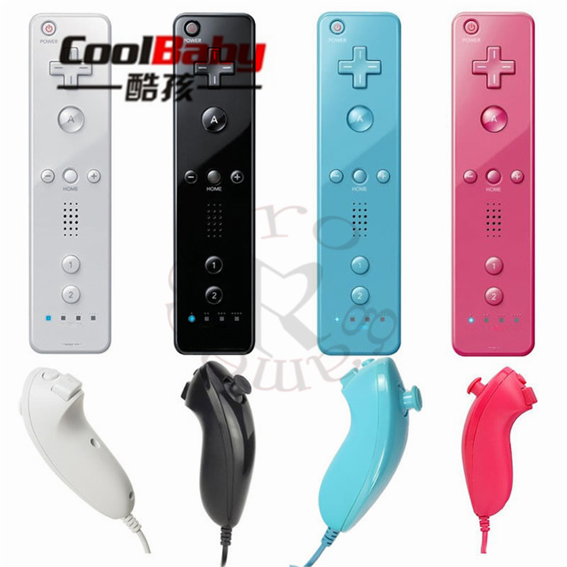 Pro Wired Shock Game Controller Gamepad game remote controller For Nintendo Wii + Case Skin