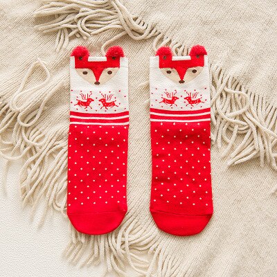 2 Pairs Kerst Sokken Winter Warm Gelukkig Nieuwjaar Kerst Decor Voor Thuis Vrolijk Kerstfeest Ornament Xmas: Type 2