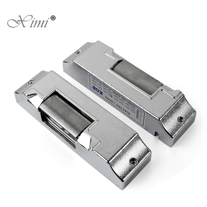 12V Wooden Door Lock Fail-safe Fail Secure Surface Mounted Electric Strike Lock For Door Access Control System