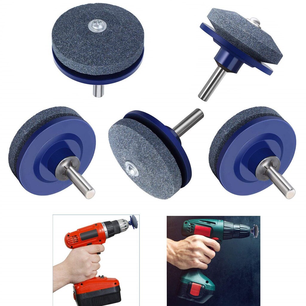 10PCS Lawn Mower Blade Sharpeners Universal Lawn Mower Sharpener Lawnmower Sharpener Power Hand Drill Garden Abrasive Tools
