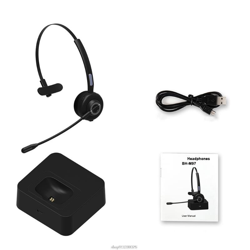 Wireless Headphone Noise Cancelling Bluetooth-compatible Headset for Music Talk in Clarity Pro Truck Driver Office