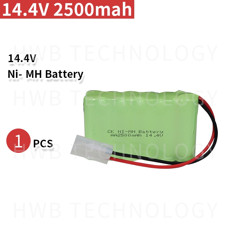 1X KX Ni-Mh 14.4V 1800mAh Ni-Mh AA Oplaadbare Batterij Met Pluggen