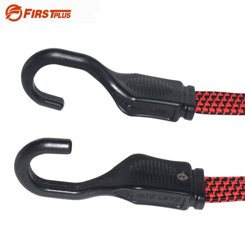 Stark elastisk lina rep knyta ner bälte last bagage surrningsband fix för motorcykel cykel suv bil tak last utomhus camping