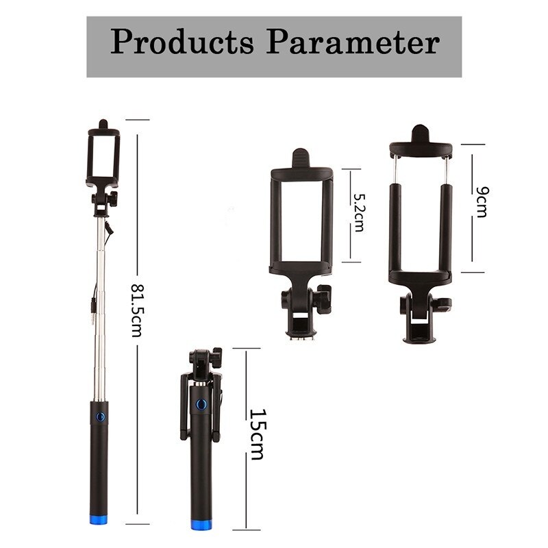 Selfie Stick For iPhone 6 6s Plus Samsung Huawei Oneplus Android Phone Stick Palo Selfie 3.5mm Jack Wired Selfiestick Selfi Stik