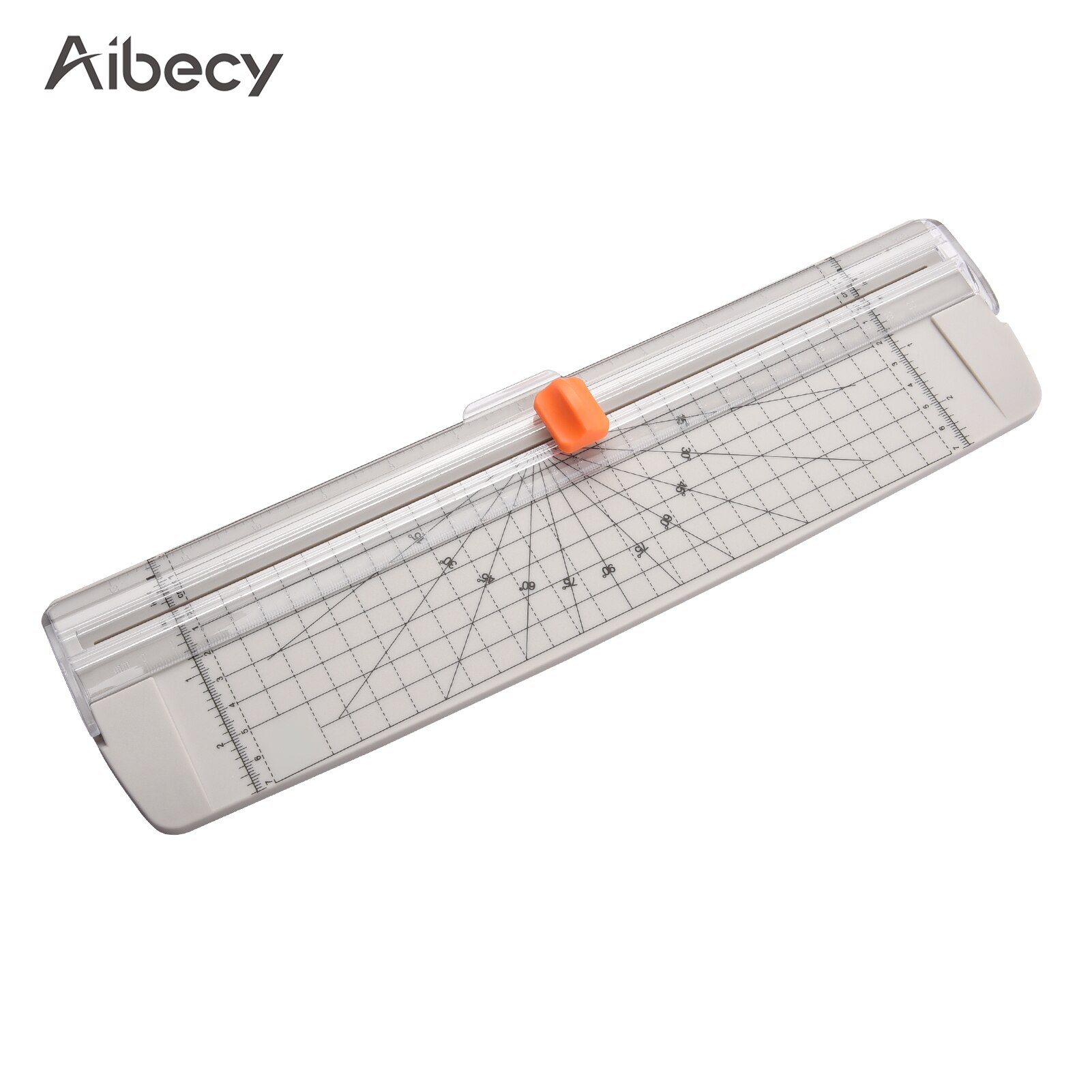 Aibecy Draagbare Papier Trimmer A4 Size Papiersnijder Snijmachine 12 Inch Snijden Breedte Voor Ambachtelijke Papier Foto Gelamineerd Papier: White