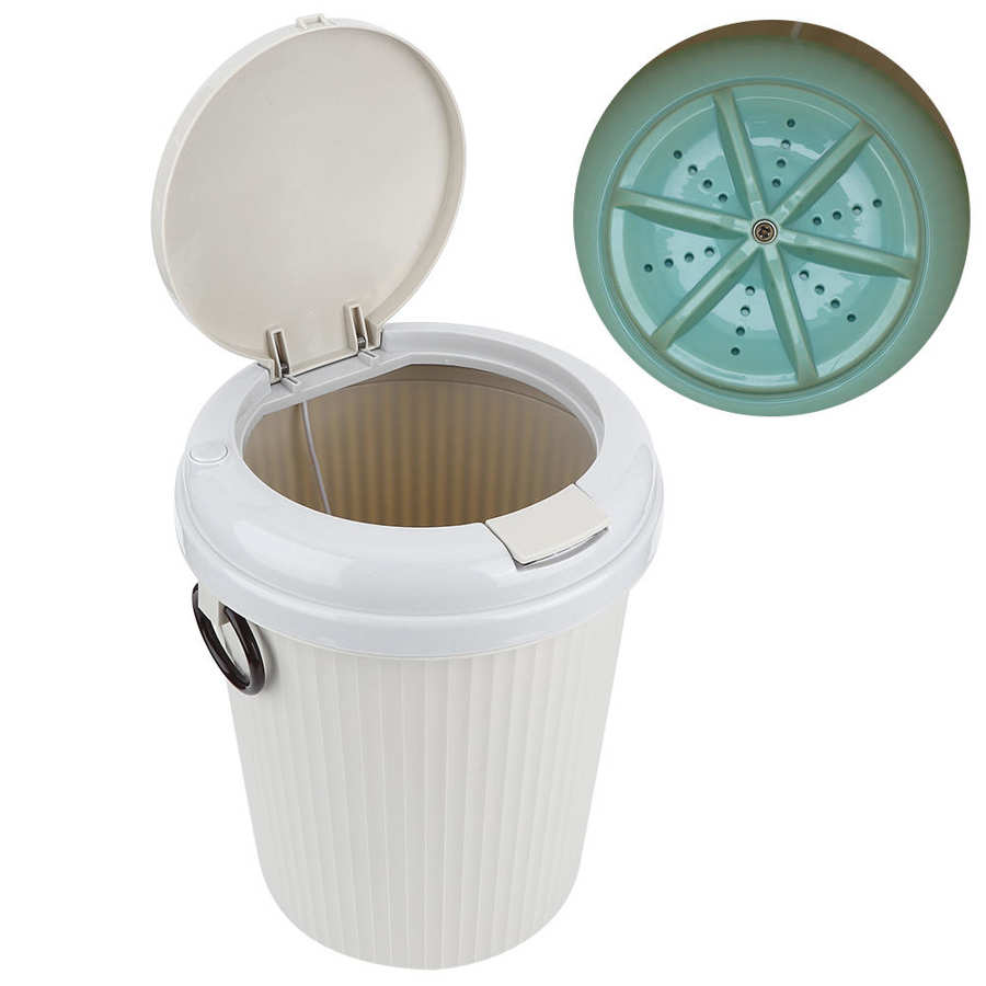 Cloth wash Machine Washing Machine 8L 18W Mini USB Powered Portable Desktop Laundry Washer Ultrasonic Washing Machine