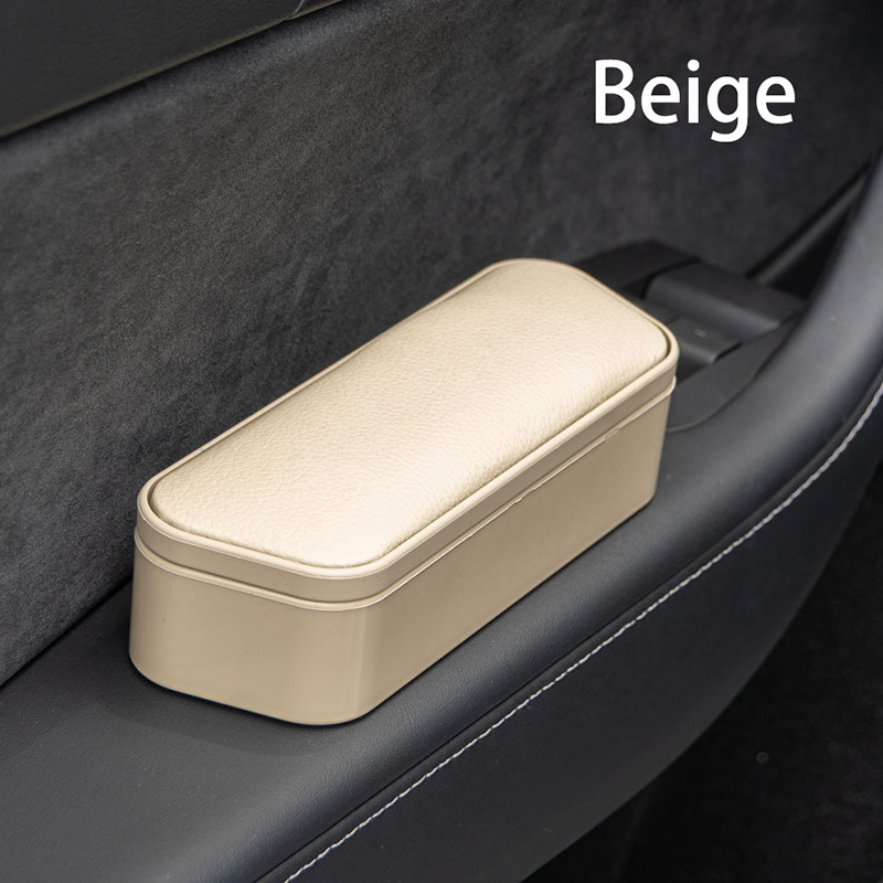 Auto Verknüpfungen Rechts Armlehne Tür Lagerung Kasten Einstellbare Höer Ellenbogen Rest Kasten Universal- Armlehne Armlehne Pad Auto Tür Organizer Kasten: Weiß