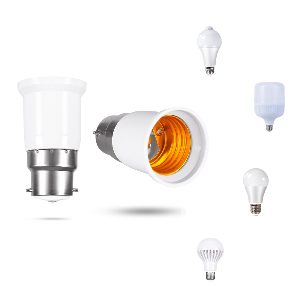 B22 Om E27 Adapter Bulb Lamp Holder Converter Brandwerende Socket Adapter Converter Home Verlichting Accessoires Adapter Lamphouder