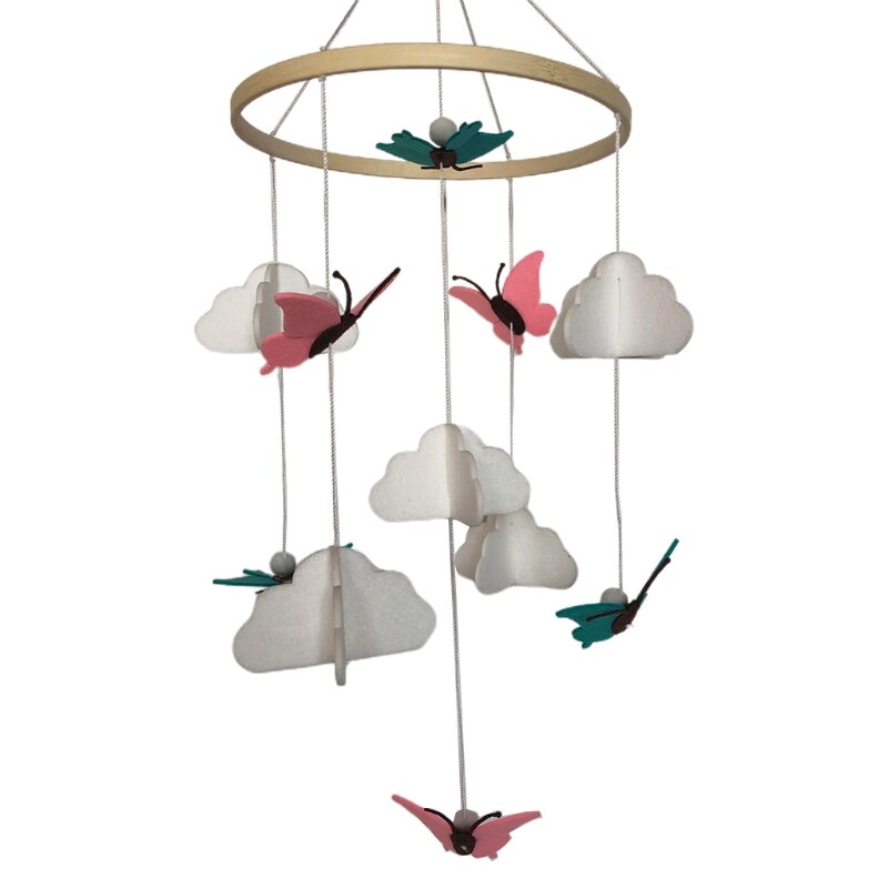 Baby Toddler Rattles Mobile Toys Crib Toy Bed Hanging for Baby Newborn Kids Crib Bed Bell Carousel Cots Handmade Room Decoration: 71-2