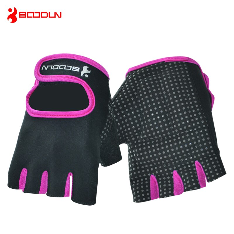 Guantes de gimnasio para mujeres para hombre, guantes de deporte antideslizantes de medio dedo para Crossfit, para Mancuernas culturismo, halterofilia, equipo de gimnasio