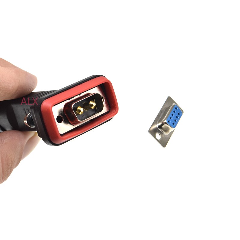 1Pcs DB9 DB15 2w2 connector cable waterproof shell IP67 Housing For D-SUB 9 Pin 2 Rows DB15 3 Rows Serial RS232 connector