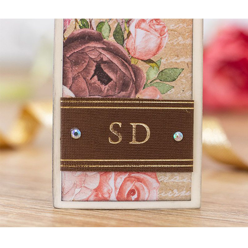 Letters Alphabets Borders Wreath Frames Metal Foil Plates for DIY Scrapbooking Letterpress Embossing Paper Cards Crafts