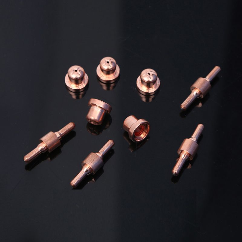 100 Pcs 40A / PT-31 Air Plasma Cutter Cutting Nozzles Electrode Tip Torch Consumable Kits Accessories
