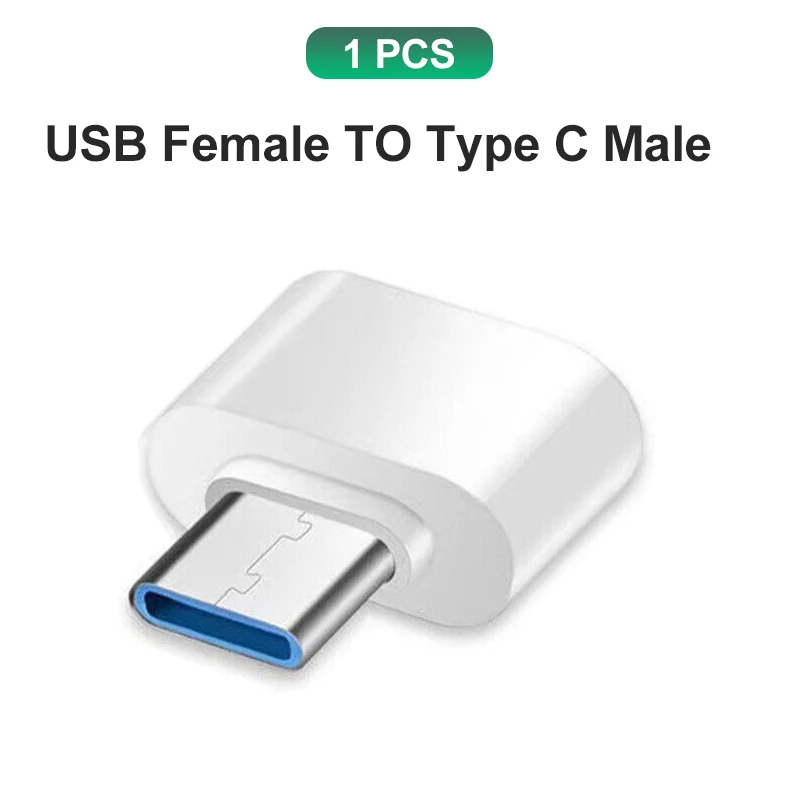 NNBILI OTG USB 3.0 do adaptera typu C typu c żeński na USB męski konwerter dla Macbook Xiaomi Samsung złącze OTG: green