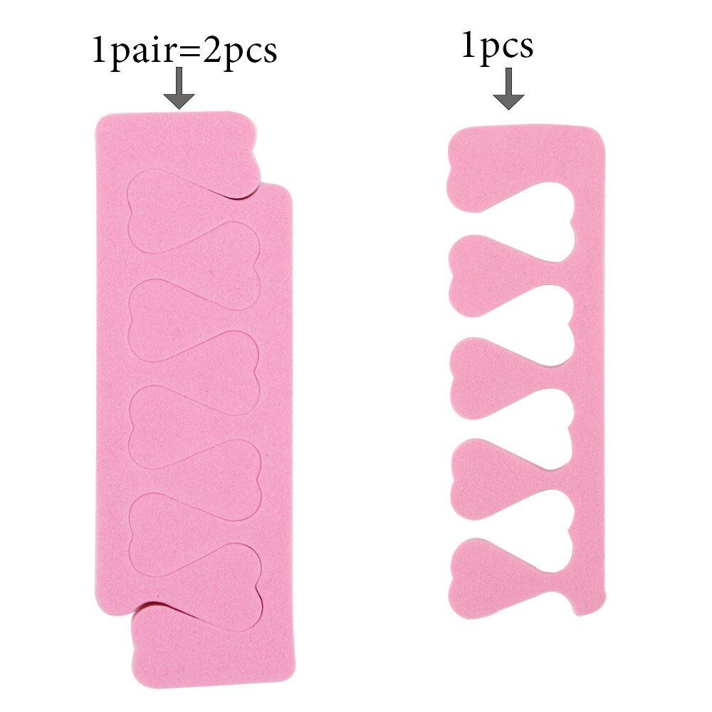 10/20/50Stck Zehenspreizer Fuß Finger Separatoren Abstandshalter Pedikübetreffend Zehen Spreader Teiler Weichen Schwamm Manikübetreffend NäGel kunst Werkzeuge