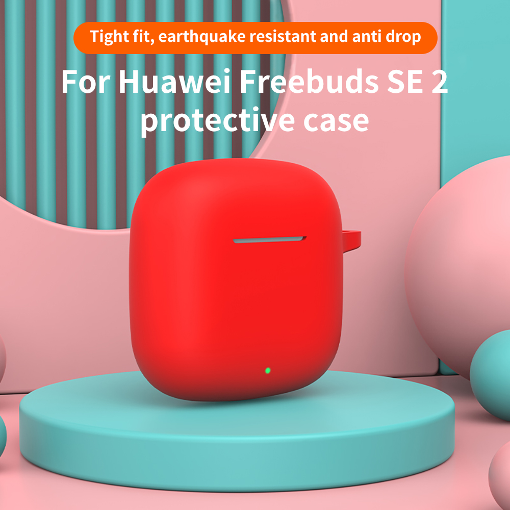 Voor Huawei FreeBuds SE2 hoofdtelefoon beschermhoes siliconen hoes all-inclusive stofdicht anti-kras oortelefoon opberghoes