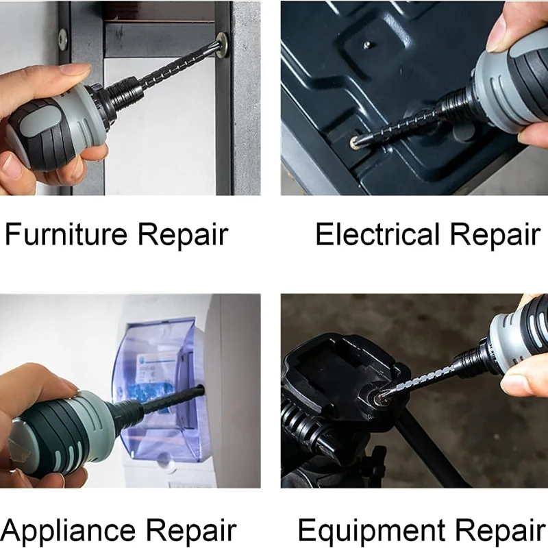 Mini-ratelschroevendraaier Magnetische kruiskopschroevendraaier met gleuf Arbeidsbesparende constructie Handgereedschap Omkeerschroevendraaier Industriële driver
