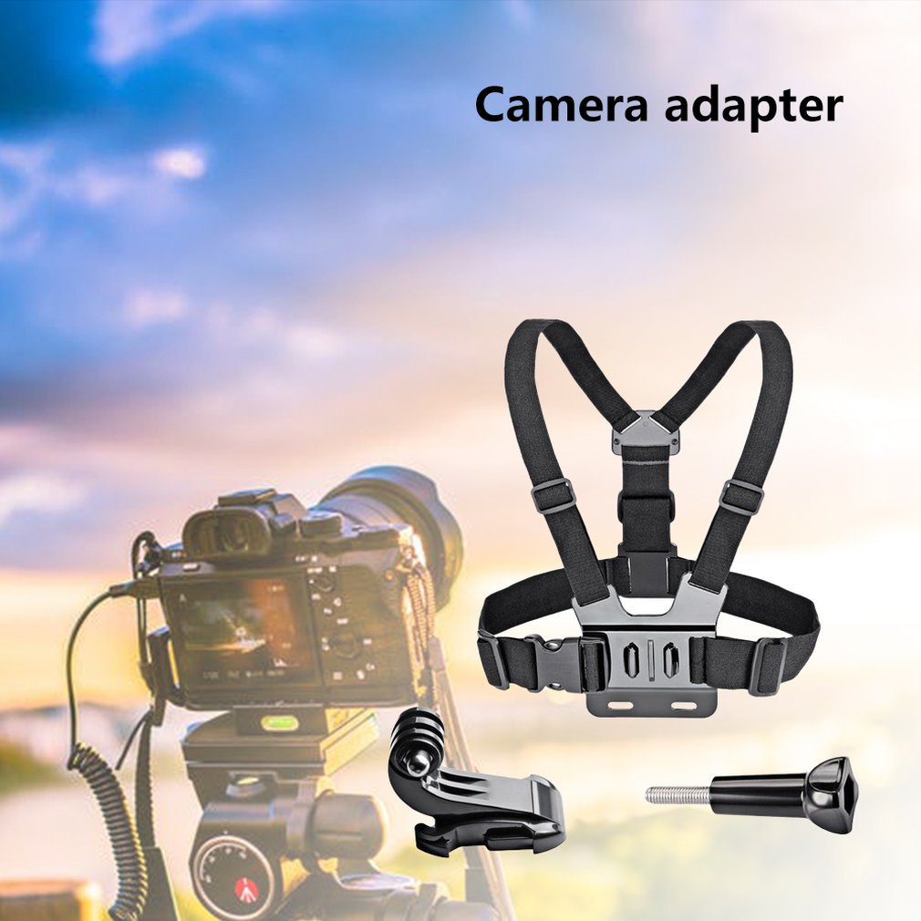 Borst Strap Mount Riem Voor Gopro Hero 7/6/5 4K Action Camera Borst Mount Harness Voor Gopro Sjcam SJ4000 Sport Cam Fix