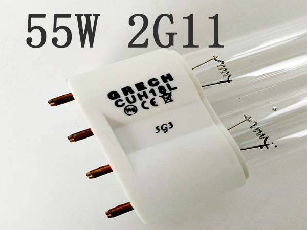 UV Quarz Aquarien Sterilisator Ersetzen Licht Rohr SUNSUN, Grech HW, JUP, CUV, CPF, TASSE Lampe Fisch Panzer Entkeimungslampe: 55w 2g11 53.0cm