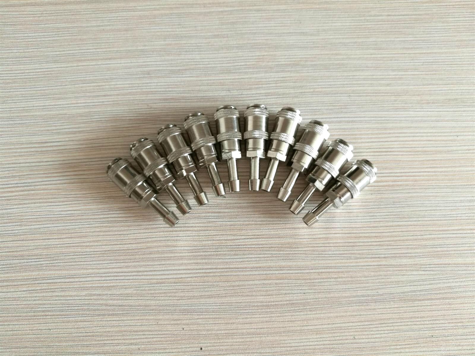 Monitor cuff connector Blood pressure extension tube airway connector Spring head metal connector