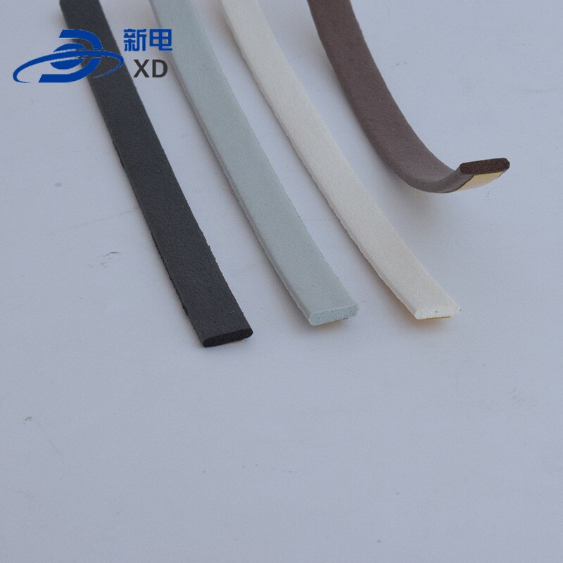 Aluminum cabinet door window rubber strip