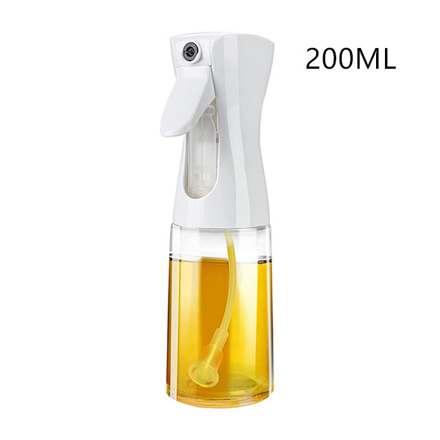 200 ml 300 ml Olie Spray Fles Keuken BBQ Koken Olijfolie Dispenser Camping Bakken Lege Azijn Sojasaus Spuit containers: Licht Groen