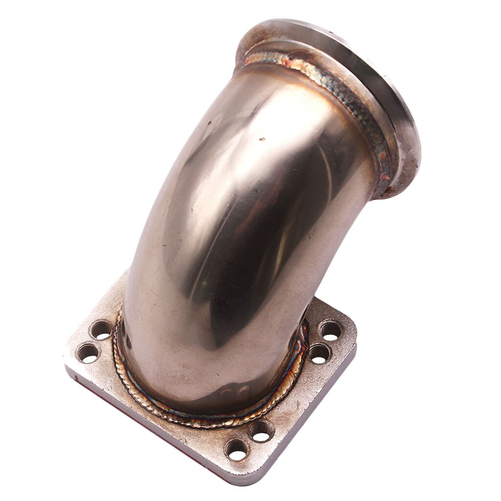 90 Graden Elleboog Adapter Cnc Machine Flens 3 "V-Band T4 Turbo 304 Ss Cast
