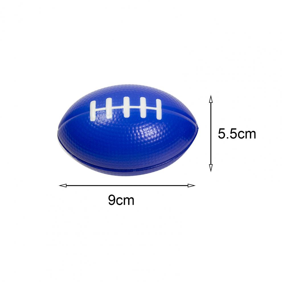 12Pcs Mini Football Stress Ball Anxiety Relief High Elasticity Party Favor Hand Grip Football Training Stress Ball for Home